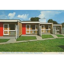 Hopton On Sea Norfolk 1970s Holiday Chalets Camp Postcard