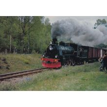 Anten Grafsnas Jarnvag Brobacka VJG 31 Swedish Steam Train Postcard