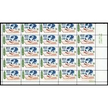 1576, Mint OG 10¢ Misperforated Error Plate Block of 25 Stamps - Stuart Katz