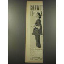 1956 Bonwit Teller Fashion by Junior Maternity Ad - Printed announcement