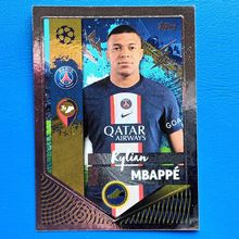 Topps Champions League 22/23 Sticker #366 Kylian Mbappe PSG Golden Goalscorer