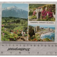 1972 postcard Tenerife Canary Islands, multi-view