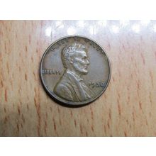 1938 USA 1 Cent Lincoln Wheat Coin