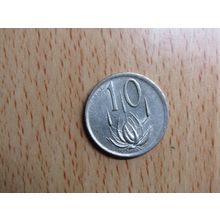 South Africa 1985 10 Cents Coin