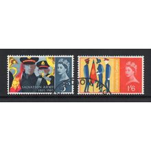 Elizabeth II - 1965 - Salvation Army Centenary (sg665-666) Used Set