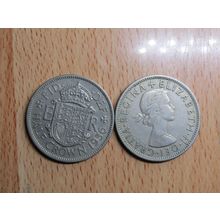 GB 1956 Elizabeth II Half Crown Coin