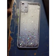 Samsung Galaxy A51 phone case grey glitter new