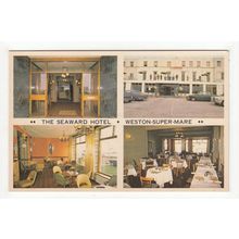 The Seaward Hotel 46 Knightstone Road Weston-Super-Mare Postcard Somerset
