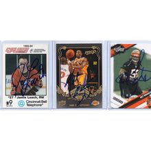Autographed 3 Card Lot with Kobe Bryant Signed Nice