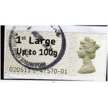 2008 1st LARGE (up to 100g) FINE USED ON PIECE (EBID2317)