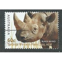 AUS 2012 60c 'ZOO - RHINO' FINE USED (EBID36-864)