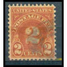 Used J81 2c Postage Due Fine WA1329