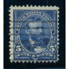 Used 281 5c Ulysses S. Grant Barely Clears M04989