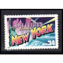 3592 34c New York Fine MNH V2739