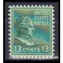 818 13c Millard Fillmore Fine MNH B0608