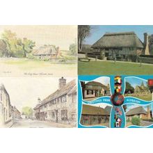 Alfriston Clergy House 4x Postcard s