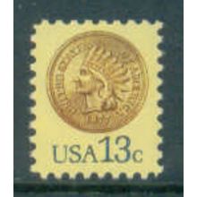 1734 13c Indian Head Penny Fine MNH MA0696