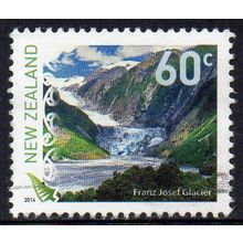 New Zealand 2014 Scenic Definitives - Franz Josef Glacier 60c Used