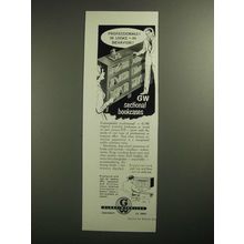 1953 Globe-Wernick Sectional Bookcases Ad - Professionals!