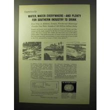 1964 The Southern Company Ad - Water Everywhere