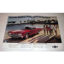 1972 Chevrolet Impala Car Ad - Starts You Relaxing!