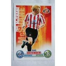 2007/08 Topps Match Attax Trading Card - Paul McShane, Sunderland