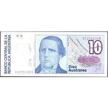 1985 Argentina Banknote 10 Australes