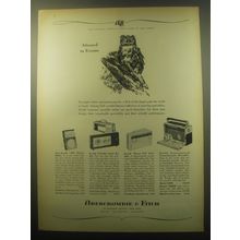 1959 Abercrombie & Fitch Zenith Radios Ad - 500 Pocket; Royal 755