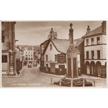 King Street Ulverston Cumbria Chemists Real Photo Postcard