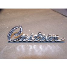 1971 72 73 74 DODGE DART CUSTOM EMBLEM OEM #3505056