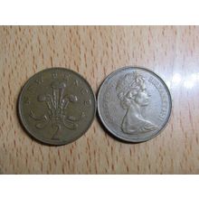 GB 1971 Elizebeth II Decimal 2p Coin