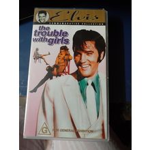 vhs video cassette the trouble with girls