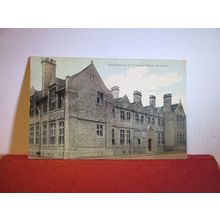KING EDWARD VI GRAMMAR SCHOOL, GRANTHAM, LINCOLNSHIRE antique postcard 1905 pm =