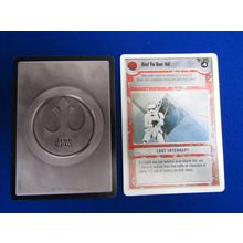Star Wars 1998 A New Hope Decipher CCG W/B Card Blast the Door Kid LS