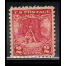 645 2c Valley Forge Just Clears MNH O0987
