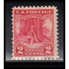 645 2c Valley Forge Just Clears MNH O1316