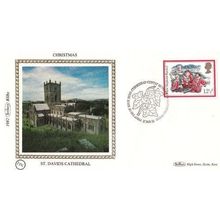St Davids Cathedral Stamp Benham Xmas First Day Cover