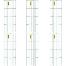 Tomato Cages, 14.6" x 14.6" x 39.4", 6 Packs Square Plant Support Cages, Gre...