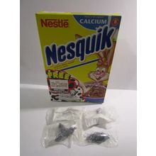 Nestle 2000 Nesquik Cereal Box Empty (POOR) 102 Dalmations Set of 4 Sealed