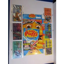 Quaker - Sugar Puffs 2003 Box MARVEL Super Hero Sticker packs Sealed Set of 6