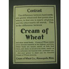 1900 Cream of Wheat Cereal Ad - Contrast