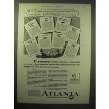 1929 Atlanta Georgia Chamber of Commerce Ad - Goodrich