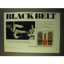 1970 Black Belt After Shave and Cologne Ad