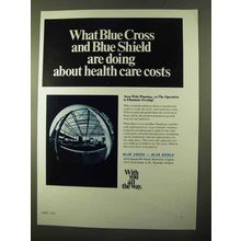 1970 Blue Cross Blue Shield Ad - About Health Care Costs