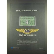 1985 Eastern Airlines & American Express Ad - Symbols of Upward Mobility