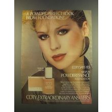 1985 Coty Airspun Powderessence Foundation Ad