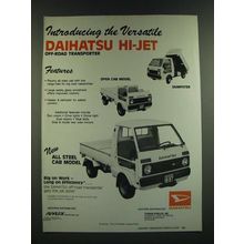1986 Daihatsu Hi-Jet Ad - The Versatile Off-Road Transporter