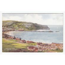 Llandudno Bay and Great Orme Brian Gerald Art Postcard A236