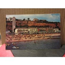 THE LIFT, BEACH & ESPLANADE. SHANKLIN, Isle of Wight postcard 1967 pm nigh =