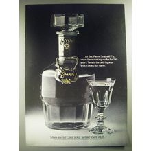 1974 Ste. Pierre Smirnoff Tava Liqueur Advertisement - Making Vodka 150 years